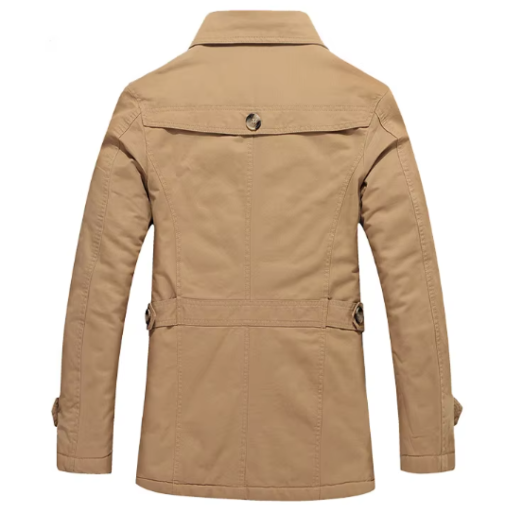 Elegante chaqueta cortavientos