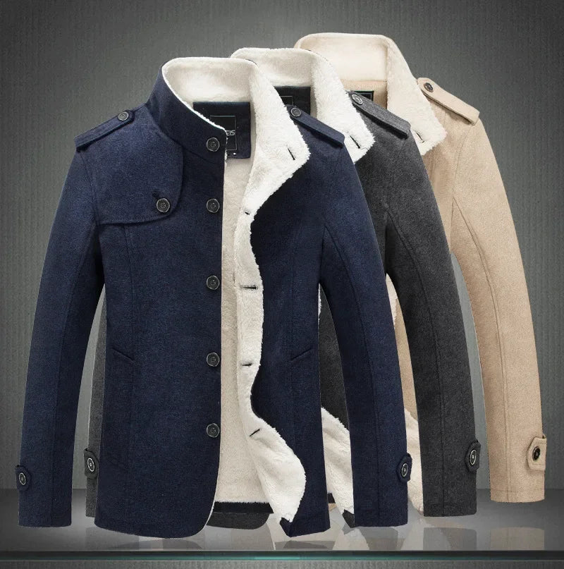 Elegante abrigo polar