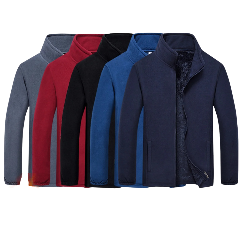 Elegante chaqueta polar