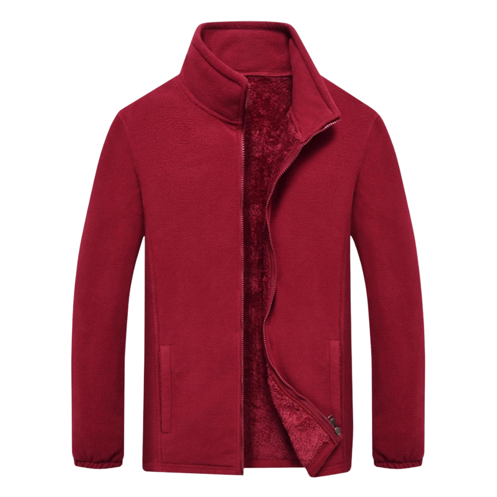 Elegante chaqueta polar