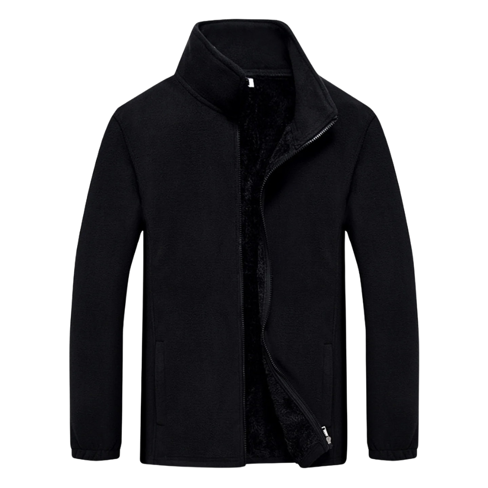 Elegante chaqueta polar