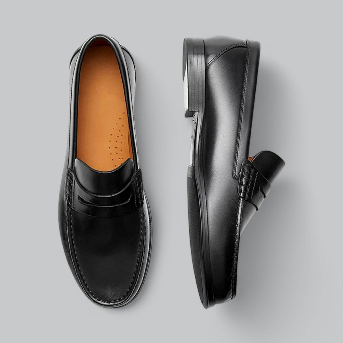 Mocasines de piel chic