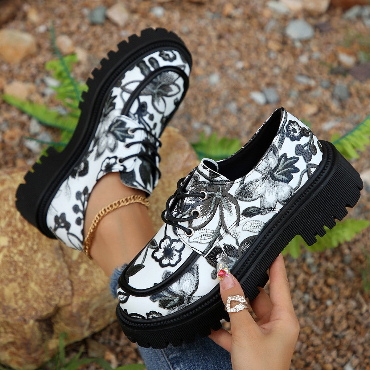 Sandra - Elegantes mocasines retro