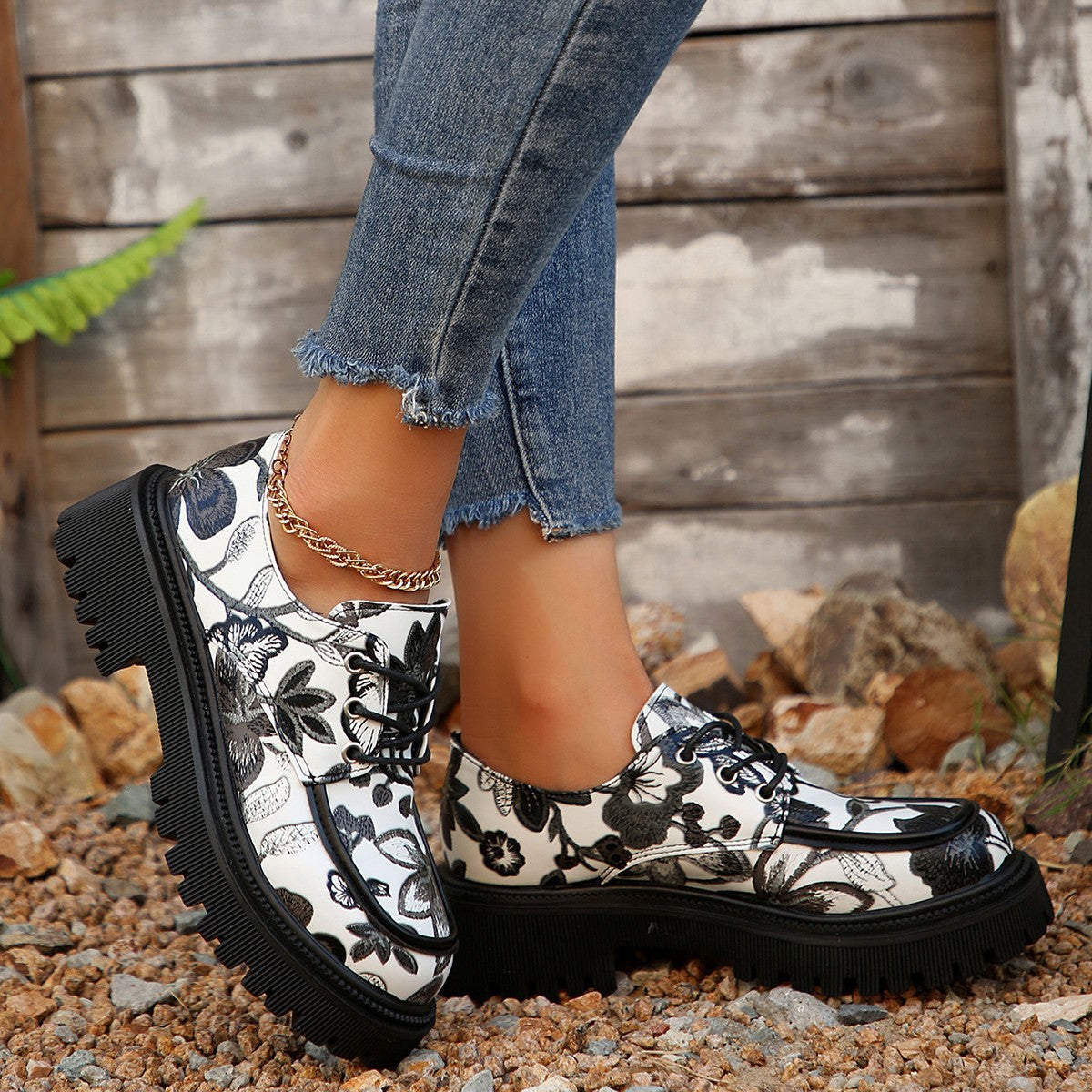 Sandra - Elegantes mocasines retro
