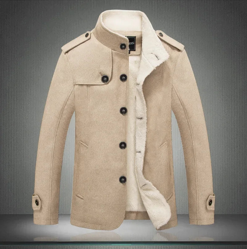 Elegante abrigo polar