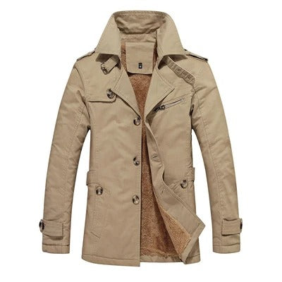 Elegante chaqueta cortavientos