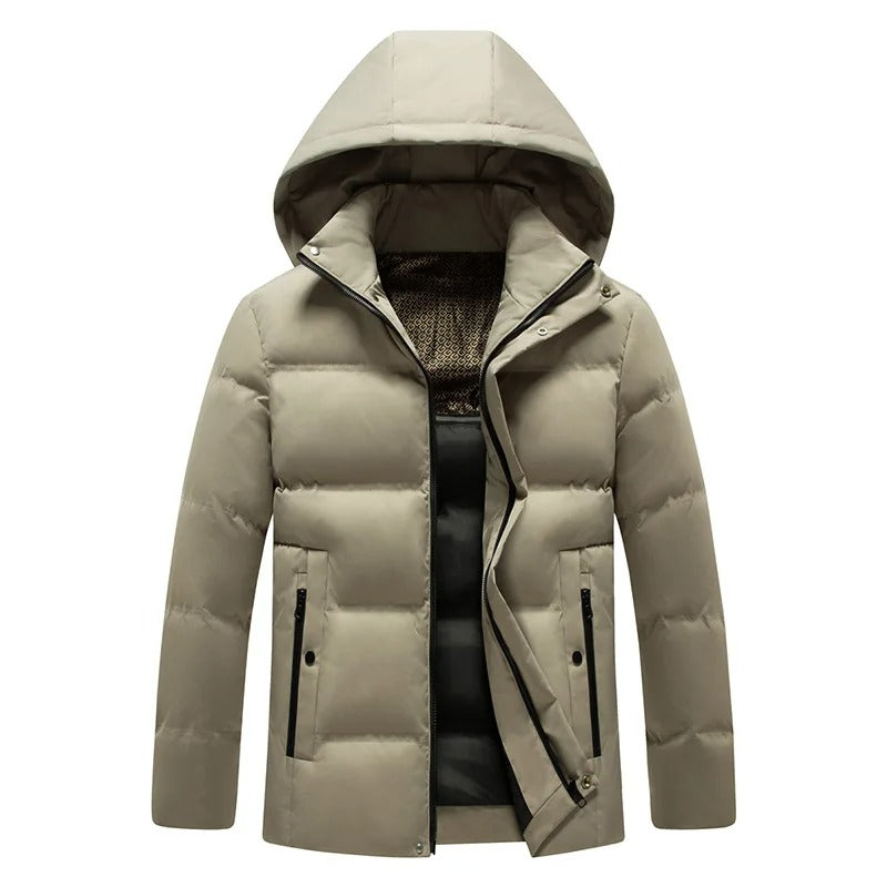 Elegante chaqueta polar con capucha
