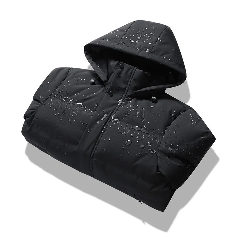 Elegante chaqueta de invierno impermeable